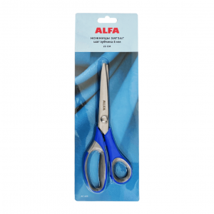 Ножницы зигзаг ALFA AF 493 23 см, шаг зубчика 5 мм